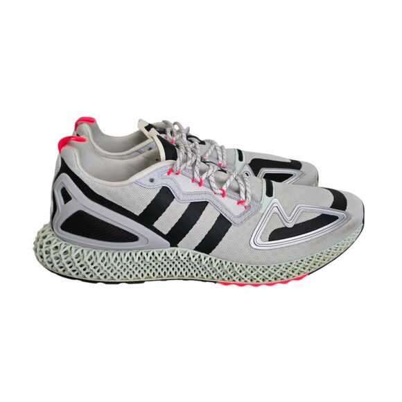 Adidas ZX 2K 4D Shoes Mens Size 12 Sneakers Faint Green Black - Picture 6 of 11